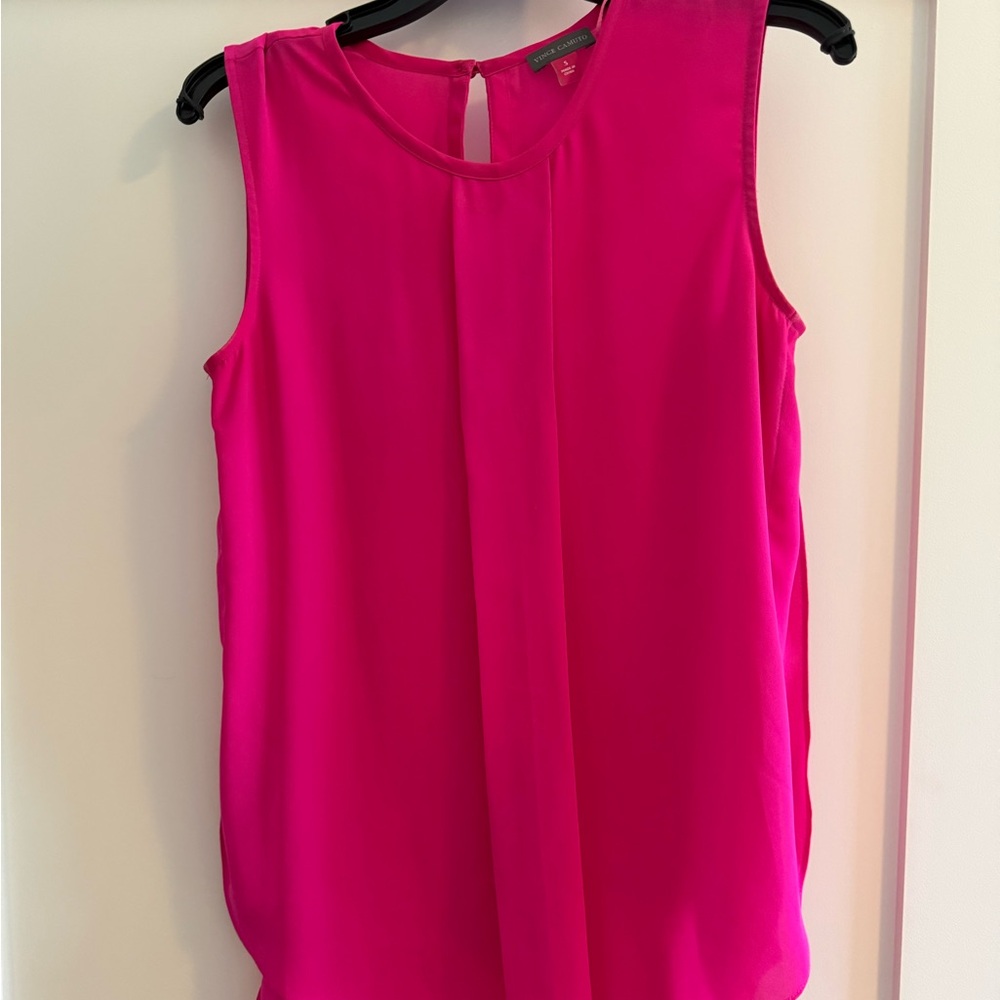 Vince Camuto Fuchsia Sleeveless Blouse
